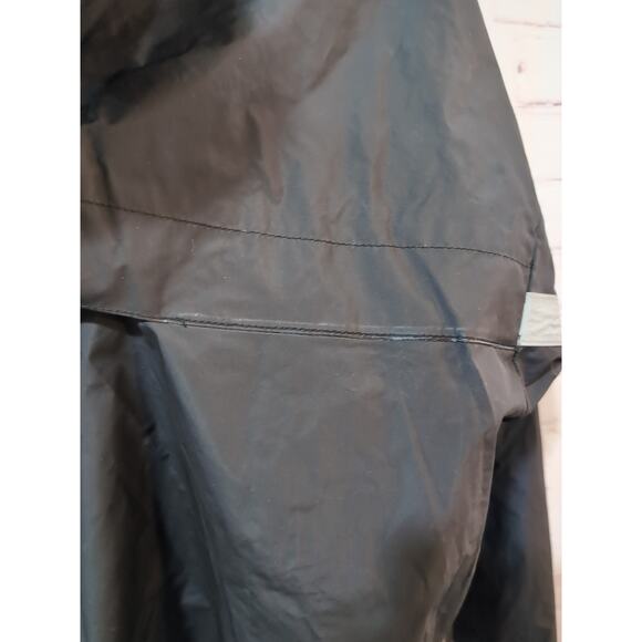 Nelson Rigg Packable Rain Jacket Size Medium Reflective Black Silver - Picture 10 of 16